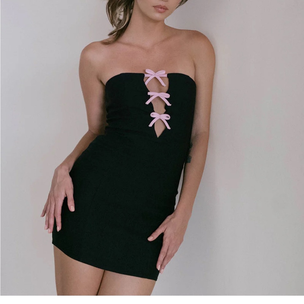 Motel Rocks Strapless Dress